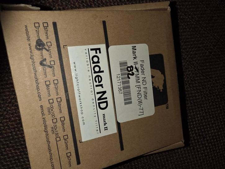 Light Craft Workshop 82mm Fader ND Mark II Filter, Audio, Tv en Foto, Fotografie | Filters, Overige typen, Ophalen of Verzenden