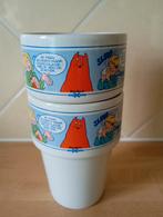 Jan, Jans en de kinderen 2 melkbekers Blue Band, Ophalen of Verzenden, Overige stijlen