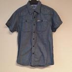 Sportieve heren overhemd, shirt, korte mouw, XS, Blauw, Halswijdte 38 (S) of kleiner, Refill, Ophalen of Verzenden