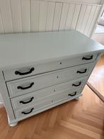 Lichtblauwe ladekast met 4 Laden, Huis en Inrichting, Ophalen, Gebruikt, 50 tot 100 cm, 3 of 4 laden