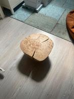 Bijzettafeltje verijdbaar, boomstam tafel, Ophalen, Minder dan 55 cm, Gebruikt, Rond