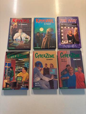 Kippevel, Fear Street & Cyberzone - 6 Boeken beschikbaar voor biedingen