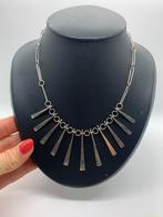X122 Prachtig zilveren collier Scandinavisch ontwerp, Sieraden, Tassen en Uiterlijk, Antieke sieraden, Ophalen of Verzenden, Zilver