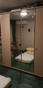 Grote Linnenkast met Spiegeldeuren, Huis en Inrichting, Ophalen, Gebruikt, 200 cm of meer, 200 cm of meer