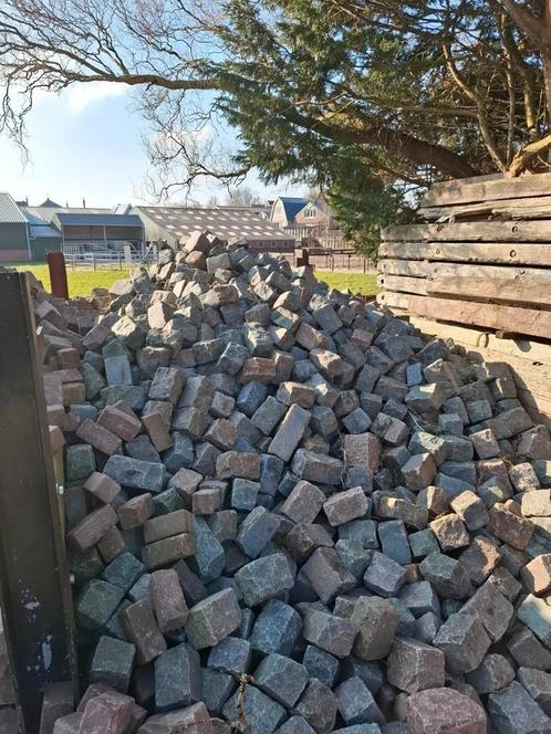 100m²+ zweeds graniet 15x20cm, Tuin en Terras, Tegels en Klinkers, Terrastegels, Natuursteen, 10 m² of meer, Ophalen