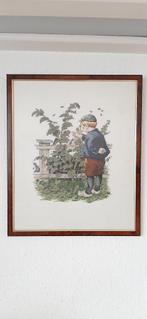 Borduurwerk van Ot en Sien Jongen, Ot, bij hek, Hobby en Vrije tijd, Borduren en Borduurmachines, Ophalen, Overige typen