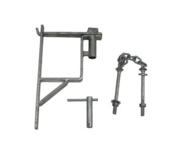 Nieuw: Slagboomsluiting met pen - 360x205mm verzinkt beschikbaar voor biedingen