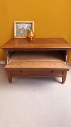Vintage tv kastje met een lade en een klep, tv meubel, Ophalen, Gebruikt, Vintage, Nvt