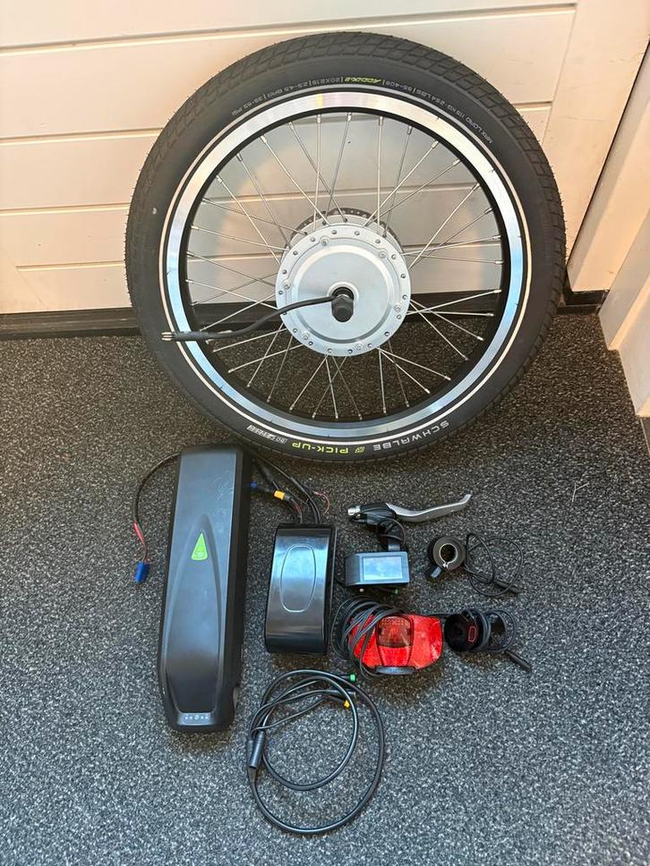 BAFANG Elektrische e-bike Bakfiets Set 20 inch, Fietsen en Brommers, Fietsonderdelen, Gebruikt, Algemeen, Overige typen, Ophalen of Verzenden