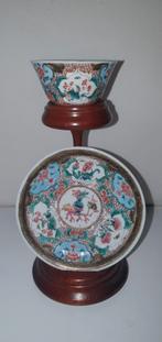Chinees kop en schotel yongzheng 18de eeuws, Antiek en Kunst, Ophalen of Verzenden