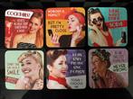 Setje retro onderzetters fifties-look ZGAN, Ophalen of Verzenden, Huis en Inrichting