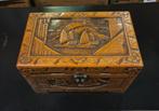 Houtsnijwerk 3 kistjes china schepen, Antiek en Kunst, Ophalen of Verzenden