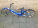 Stevige blauwe aanhangfiets met versnellingen., Fietsen en Brommers, Fietsaccessoires | Aanhangers en Karren, Ophalen, Gebruikt
