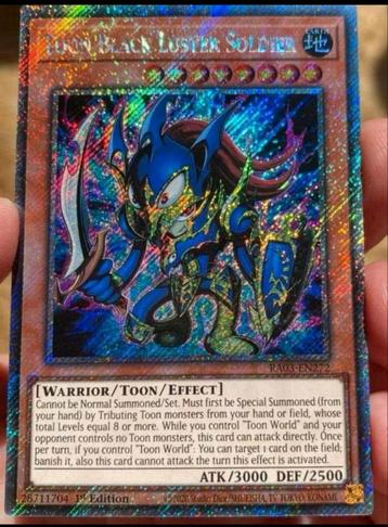 Yu-Gi-Oh! Toon Black Luster Soldier RA03 1st Ed M/NM ! beschikbaar voor biedingen