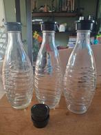 Glazen soda stream flessen 3x, Witgoed en Apparatuur, Bruiswatermachines, Ophalen of Verzenden, Zo goed als nieuw