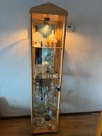Mooie Vitrinekast met Glazen Planken, Ophalen, Met plank(en), Minder dan 50 cm, 150 tot 200 cm
