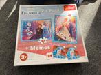 Frozen 2 - 2 x puzzel en 1 x memo, Ophalen of Verzenden