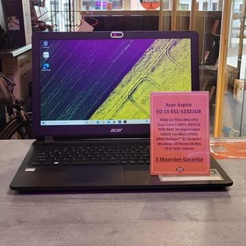 Acer Aspire ED 15 ES1-52321G8 AMD E1-523 4GB/500GB HDD Win 1 beschikbaar voor biedingen