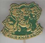 Knir Knar Knor groen koper stripfiguurtje speldje ( S_066 ), Verzamelen, Verzenden, Zo goed als nieuw, Overige onderwerpen, Speldje of Pin