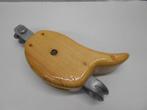Houten Hakblok, grootschootblok, enkelschijfs, 14 mm, Watersport en Boten, Ophalen of Verzenden, Nieuw, Lijn of Blok