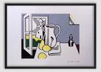 Roy Lichtenstein – Lithografie 'Stilleven...' mét lijst, Verzenden