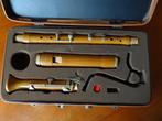 Basblokfluit Moeck Tuju, Ophalen of Verzenden, Gebruikt, Bas, Met koffer, hoes of etui