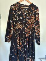 Zwarte Dames Jurk met Print, Maat 38/40 (M), Zwart, Ophalen of Verzenden, Zo goed als nieuw