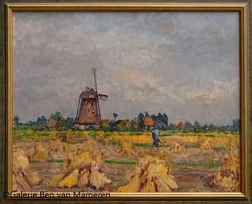 Molen Geldermalsen -  ges. Reier Murman 1908-1981 dd 1953 beschikbaar voor biedingen