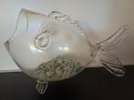 Leuke glazen decoratieve vis inclusief glazen steentjes, Ophalen, Overige kleuren, Minder dan 50 cm, Glas