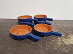 6 leuke aardewerken tapas schaaltjes pannetjes, Huis en Inrichting, Keuken | Servies, Gebruikt, Ophalen of Verzenden, Schaal of Schalen