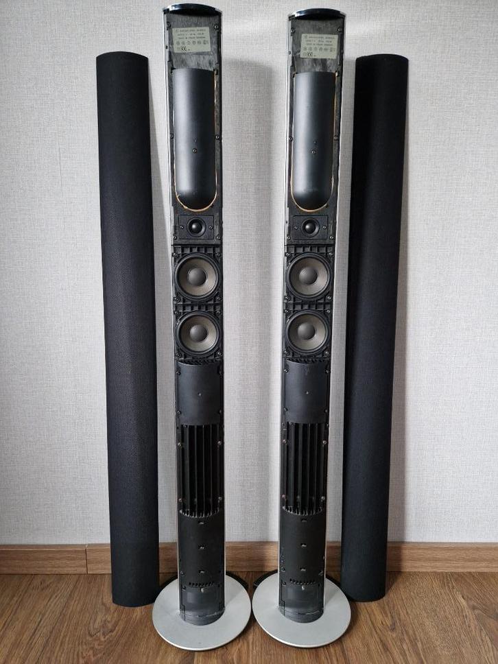 Beolab 6000 Bang Olufsen Active Speakers Refurbished, Audio, Tv en Foto, Luidsprekers, Gebruikt, Front, Rear of Stereo speakers