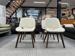 4 Nieuw Willisau Capri eetkamerstoelen leer design stoel, Huis en Inrichting, Stoelen, Wit, Willisau, Nieuw, Leer
