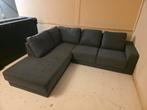 Grijze hoekbank, professioneel gereinigd, Ophalen of Verzenden, Gebruikt, Stof, Modern