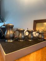 Tinnen Maatpullen Set, Antiek en Kunst, Antiek | Tin, Ophalen of Verzenden