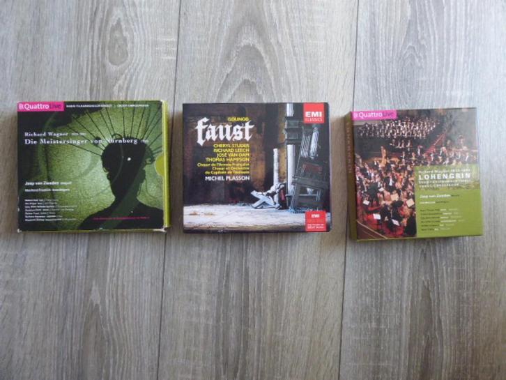 LOHENGRIN en MEISTERSINGER NÜRNBERG Wagner  FAUST Gounod, Cd's en Dvd's, Cd's | Klassiek, Zo goed als nieuw, Opera of Operette