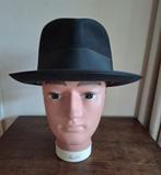 Vintage gleufhoed, Stetson Royal, zwart, maat 58., Ophalen of Verzenden, Gedragen