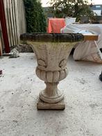 Mooie Stenen Tuinvaas met Schelpen, Tuin en Terras, Ophalen, Gebruikt