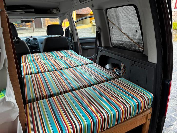 Camper inrichting VW Caddy, Auto-onderdelen, Interieur en Bekleding, Mini, Volkswagen, Gebruikt, Ophalen