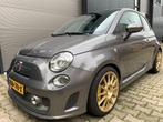 Fiat 500 1.4 16V Abarth 695 Competizione 2016 Grijs - UNIEK!, Auto's, Voorwielaandrijving, Zwart, Parkeersensor, Leder