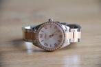 S. Oliver dames horloge | rose en rose zilver | 30 mm, Met strass, Overige merken, Staal, Ophalen of Verzenden