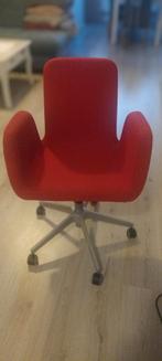 Rode bureaustoel - Stijlvol & Comfortabel, Ophalen, Gebruikt, Rood, Bureaustoel