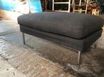 Hocker Poef antraciet, Gebruikt, Stof, Rechthoekig, 50 tot 75 cm