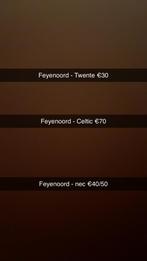 Feyenoord tickets, Tickets en Kaartjes, Drie personen of meer, September
