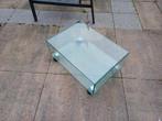 Glazen salontafel, Huis en Inrichting, Tafels | Salontafels, Ophalen, 100 tot 150 cm, 50 tot 100 cm, Zo goed als nieuw