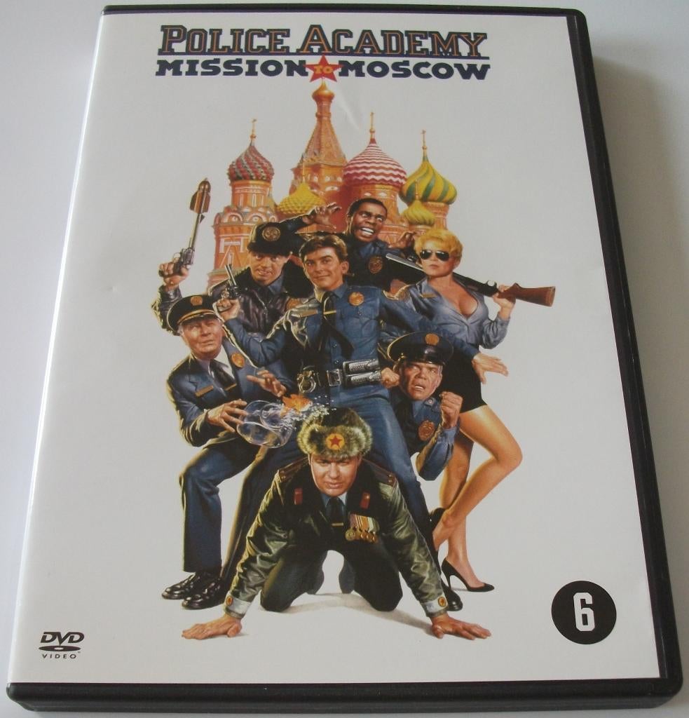 Dvd *** POLICE ACADEMY 7 *** Mission To Moscow, Vanaf 6 jaar, Ophalen of Verzenden, Zo goed als nieuw, Overige genres