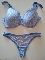 Lingerieset 75C / M, Ophalen, Blauw, Setje