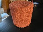 Poef 50x50 rood, Ophalen, Nieuw, Stof, 50 tot 75 cm