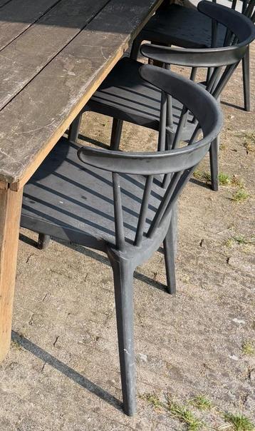 Woood Bliss spijlenstoel tuinstoelen 6x beschikbaar voor biedingen