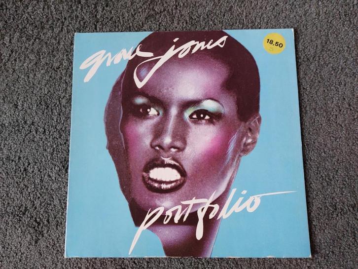 LP:  GRACE JONES  -  Portfolio  (1977), Cd's en Dvd's, Vinyl | Pop, Gebruikt, 1960 tot 1980, 12 inch, Ophalen of Verzenden