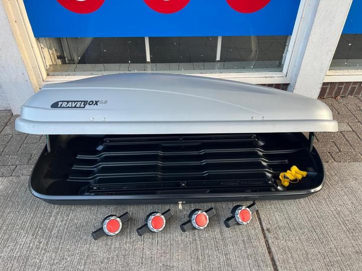 Hapro Travelbox 4.5 MF Dakkoffer 450 Liter, Auto diversen, Dakkoffers, Zo goed als nieuw, Ophalen of Verzenden